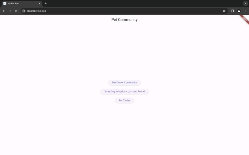 Pet App – screenshot 1