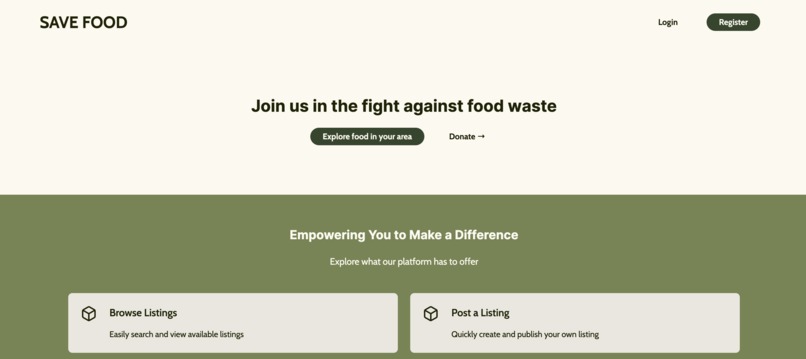 SAVE FOOD – screenshot 1