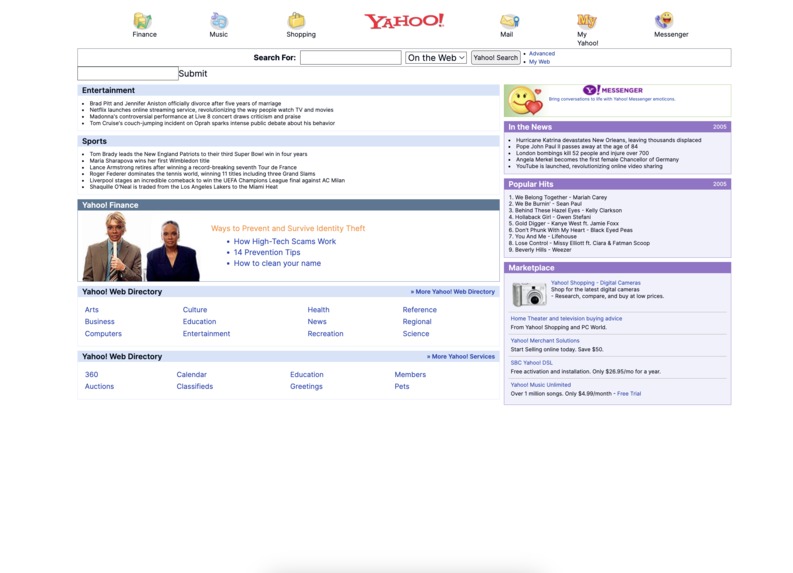 Yahoo! Time Capsule – screenshot 3