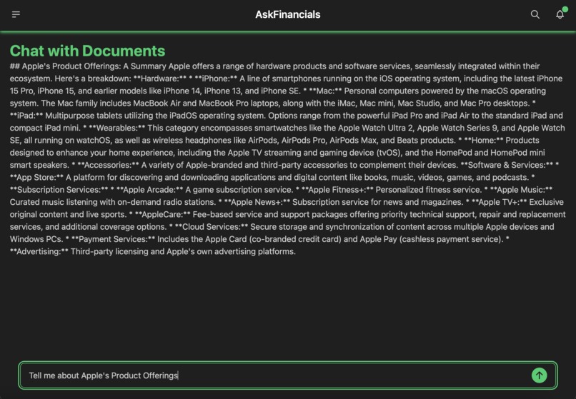 AskFinancials – screenshot 3